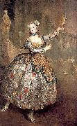 antoine pesne Portrait of the dancer Barbara Campanini aka oil on canvas